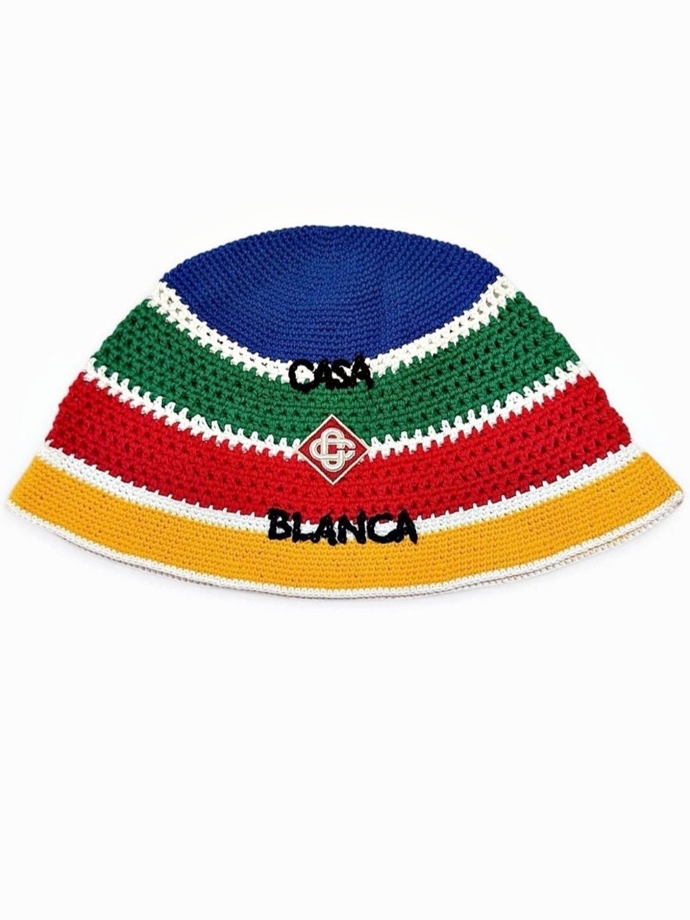 Casablanca Multicolor Crochet Bucket Hat